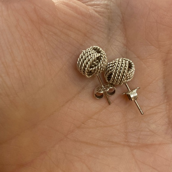 Tiffany Twist Knot Earrings, Sterling Silver - Picture 4 of 6